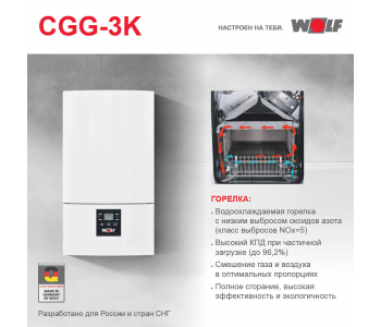 Газовый котел WOLF CGG-3-24